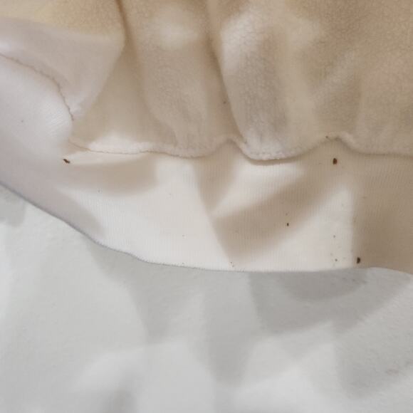 Vintage Supa Sweats Hard Rock Cafe Long Sleeve Sweatshirt White Size Large - Picture 4 of 8